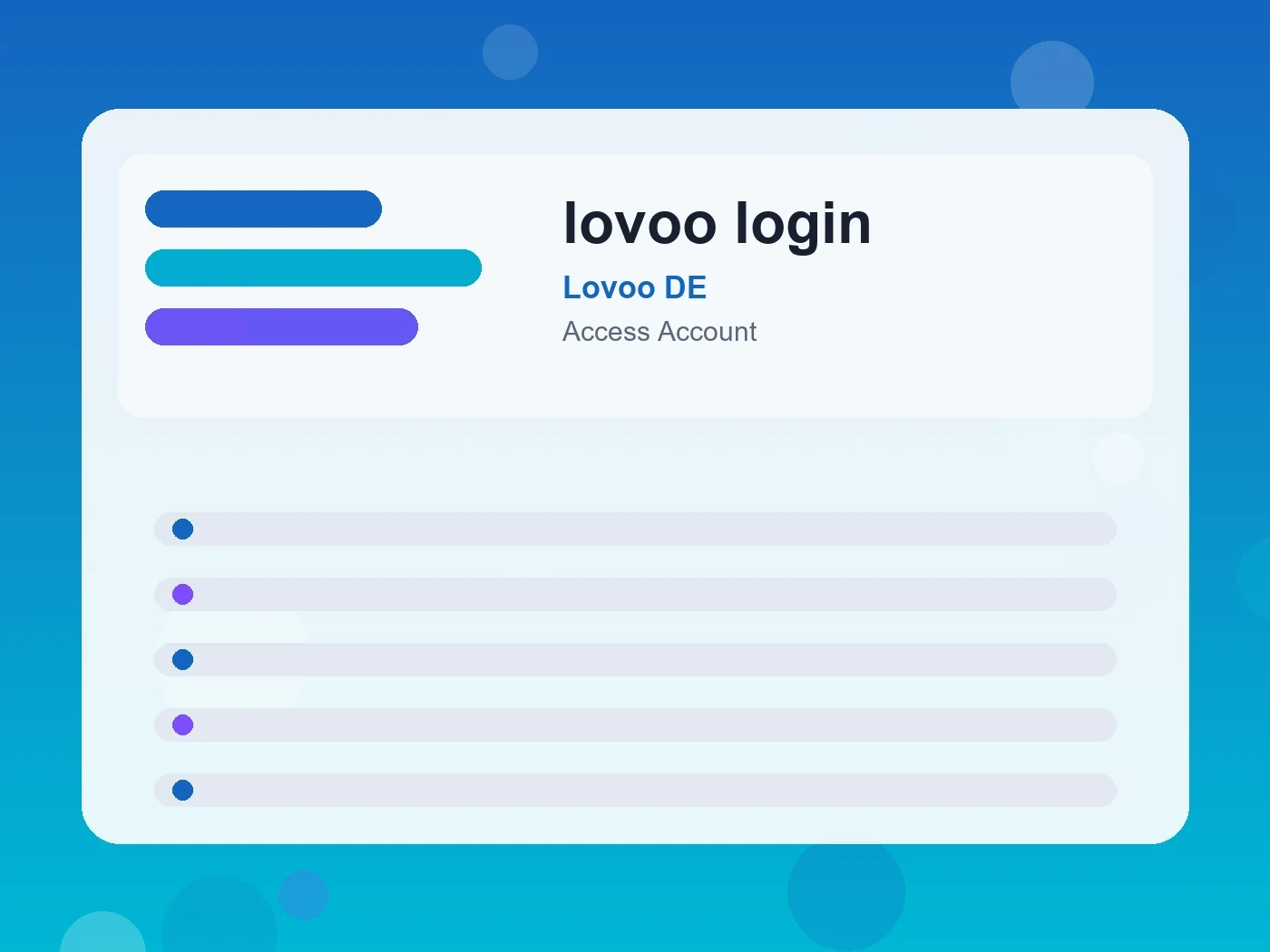 Lovoo DE lovoo login guide visual