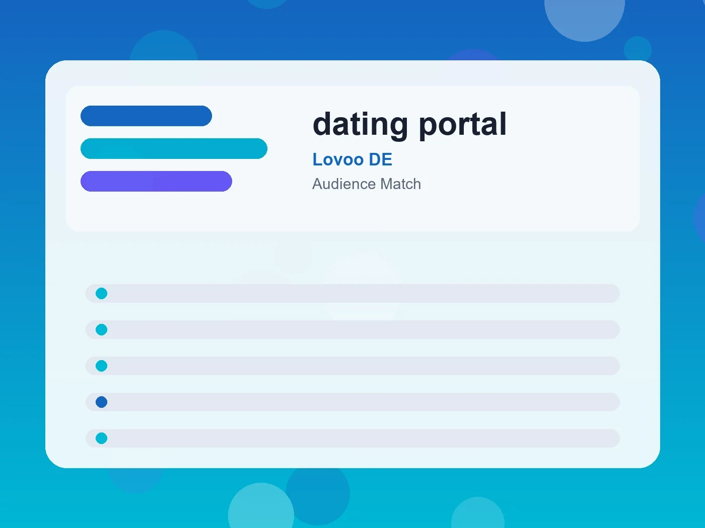 Lovoo DE dating portal guide visual