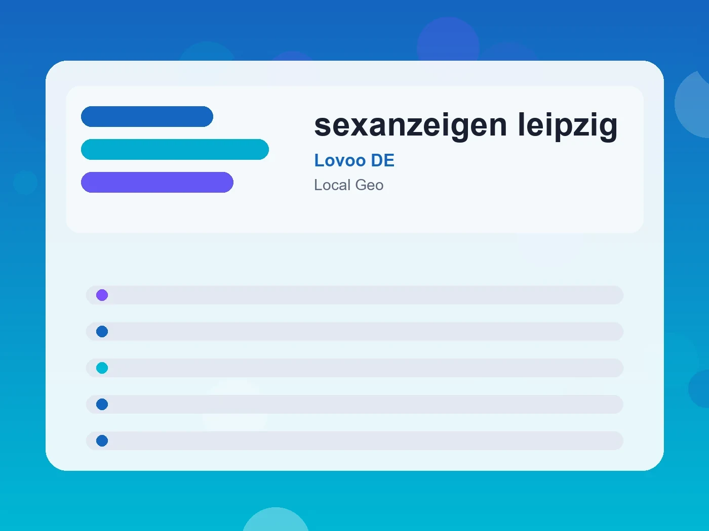 Lovoo DE sexanzeigen leipzig guide visual